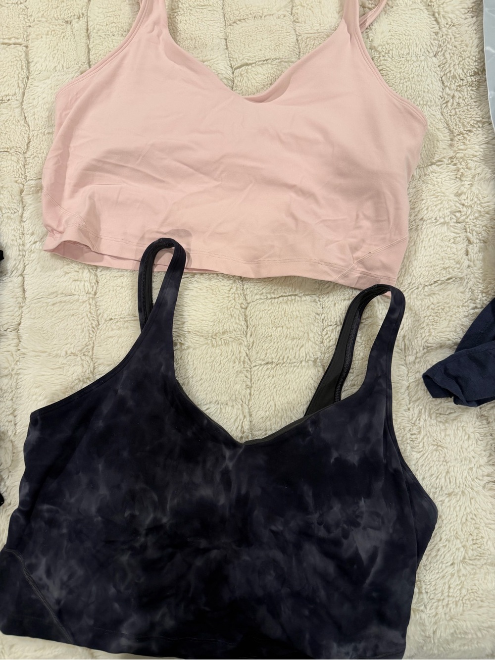 Lululemon Align Tank Tops  - Blush Pink & Black Tie-Dye